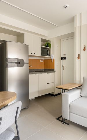 Apartamento para alugar com 33m², 1 quarto e sem vaga