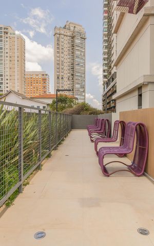 Apartamento para alugar com 33m², 1 quarto e sem vaga