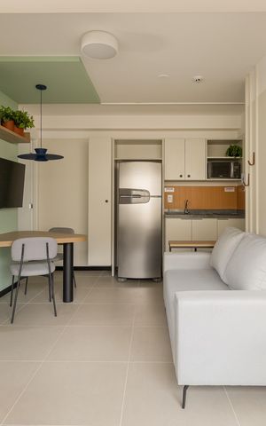 Apartamento para alugar com 33m², 1 quarto e sem vaga