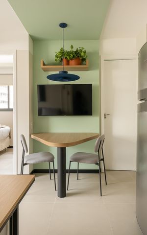 Apartamento para alugar com 33m², 1 quarto e sem vaga