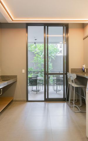 Apartamento para alugar com 33m², 1 quarto e sem vaga