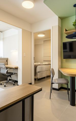 Apartamento para alugar com 33m², 1 quarto e sem vaga
