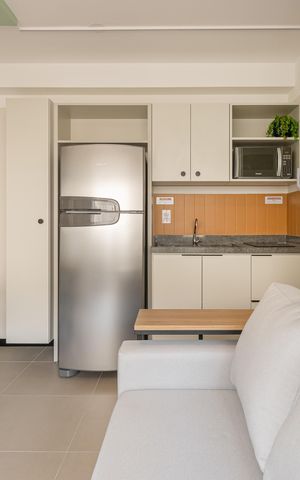 Apartamento para alugar com 33m², 1 quarto e sem vaga
