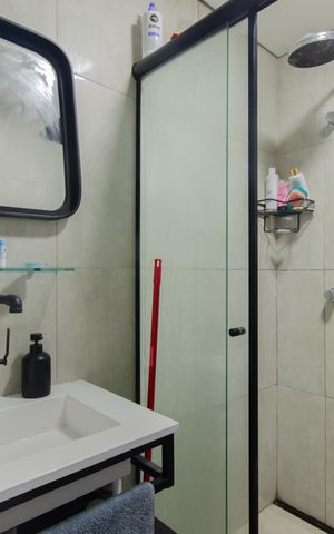 Apartamento à venda com 80m², 1 quarto e 2 vagas Apartamento à venda com 80m², 1 quarto e 2 vagasBanheiro