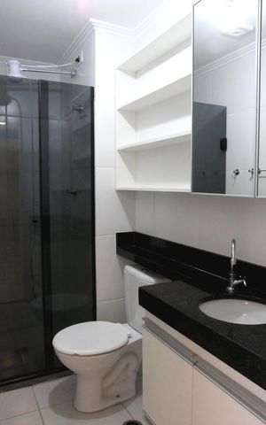 Apartamento para alugar com 38m², 2 quartos e sem vaga Apartamento para alugar com 38m², 2 quartos e sem vagaBanheiro