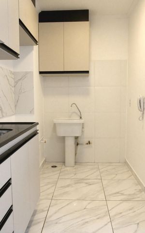 Apartamento para alugar com 38m², 2 quartos e sem vaga Apartamento para alugar com 38m², 2 quartos e sem vagaÁrea de Serviço
