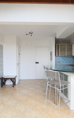 Apartamento para alugar com 59m², 1 quarto e 2 vagasSala