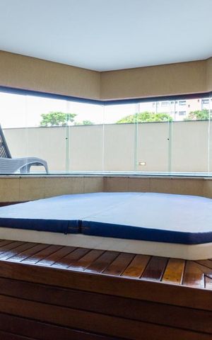 Apartamento para alugar com 50m², 1 quarto e 2 vagas Apartamento para alugar com 50m², 1 quarto e 2 vagasSaúna