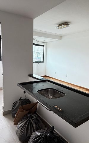 Apartamento para alugar com 50m², 1 quarto e 2 vagas Apartamento para alugar com 50m², 1 quarto e 2 vagasCozinha e Área de Serviço