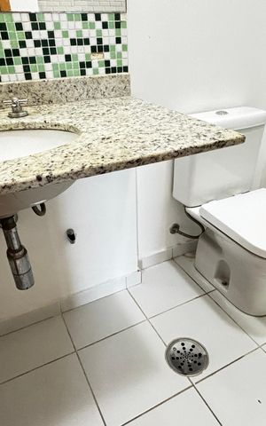 Apartamento para alugar com 50m², 1 quarto e 2 vagas Apartamento para alugar com 50m², 1 quarto e 2 vagasBanheiro da Suíte