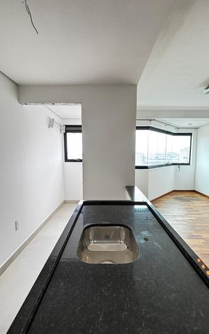 Apartamento para alugar com 50m², 1 quarto e 2 vagas Apartamento para alugar com 50m², 1 quarto e 2 vagasCozinha e Área de Serviço