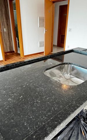 Apartamento para alugar com 50m², 1 quarto e 2 vagas Apartamento para alugar com 50m², 1 quarto e 2 vagasCozinha e Área de Serviço