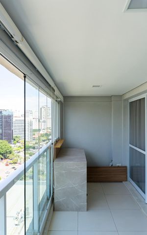 Apartamento para alugar com 50m², 1 quarto e 1 vaga Apartamento para alugar com 50m², 1 quarto e 1 vagaVaranda