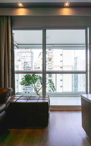 Apartamento para alugar com 50m², 1 quarto e 1 vaga Apartamento para alugar com 50m², 1 quarto e 1 vagaSala