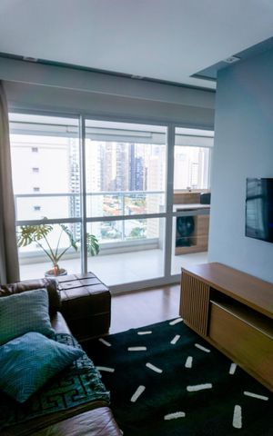 Apartamento para alugar com 50m², 1 quarto e 1 vaga Apartamento para alugar com 50m², 1 quarto e 1 vagaSala