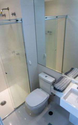 Apartamento para alugar com 50m², 1 quarto e 1 vaga Apartamento para alugar com 50m², 1 quarto e 1 vagaBanheiro