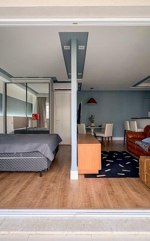 Apartamento para alugar com 50m², 1 quarto e 1 vaga Apartamento para alugar com 50m², 1 quarto e 1 vagaSala/Quarto
