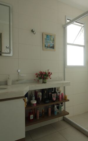 Apartamento para alugar com 134m², 4 quartos e 2 vagasBanheiro da Suíte