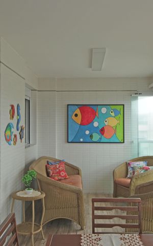 Apartamento para alugar com 134m², 4 quartos e 2 vagasVaranda da Sala