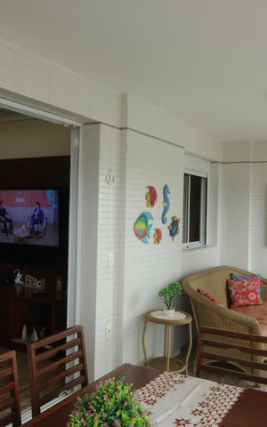 Apartamento para alugar com 134m², 4 quartos e 2 vagasVaranda da Sala