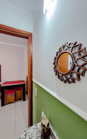 Casa de condomínio à venda com 68m², 3 quartos e 1 vagaLavabo
