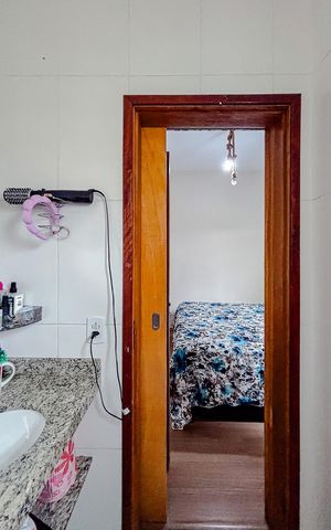 Casa de condomínio à venda com 68m², 3 quartos e 1 vagaBanheiro da Suíte