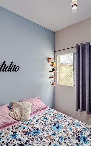 Casa de condomínio à venda com 68m², 3 quartos e 1 vagaQuarto 3 - Suíte