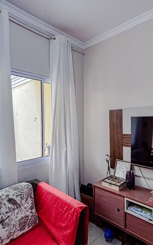 Casa de condomínio à venda com 68m², 3 quartos e 1 vagaSala