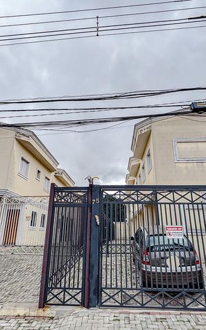 Casa de condomínio à venda com 68m², 3 quartos e 1 vagaFachada com Placa