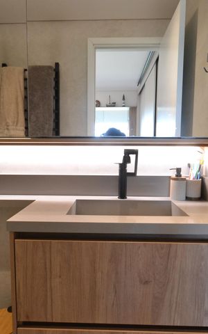 Apartamento à venda com 61m², 1 quarto e 1 vagaBanheiro da Suíte