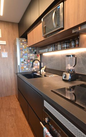Apartamento à venda com 61m², 1 quarto e 1 vagaCozinha e Área de Serviço