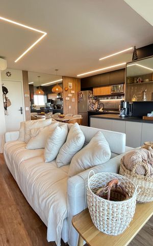 Apartamento à venda com 61m², 1 quarto e 1 vaga Apartamento à venda com 61m², 1 quarto e 1 vagaSala