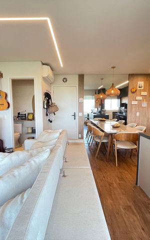 Apartamento à venda com 61m², 1 quarto e 1 vaga Apartamento à venda com 61m², 1 quarto e 1 vagaSala