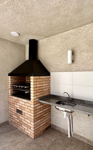 Apartamento para alugar com 27m², 1 quarto e sem vaga Apartamento para alugar com 27m², 1 quarto e sem vagaÁrea comum - Churrasqueira