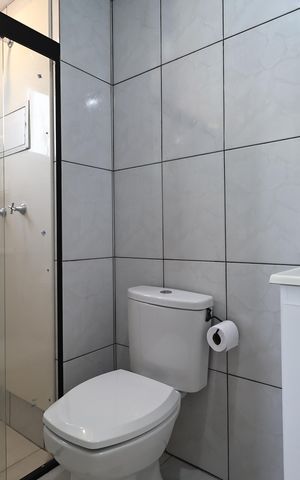 Apartamento para alugar com 72m², 3 quartos e 1 vagaBanheiro da suíte 