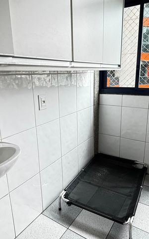 Apartamento à venda com 190m², 4 quartos e 3 vagas Apartamento à venda com 190m², 4 quartos e 3 vagasÁrea de Serviço - Espaço pet