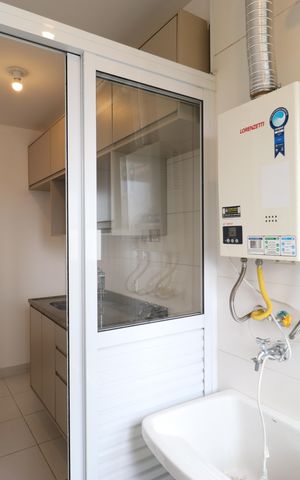 Apartamento para alugar com 51m², 2 quartos e 1 vagaCozinha e Área de serviço 