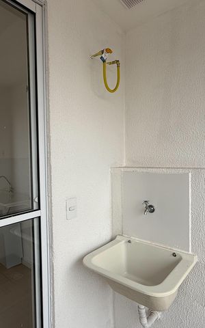 Apartamento para alugar com 37m², 2 quartos e sem vaga Apartamento para alugar com 37m², 2 quartos e sem vagaVaranda