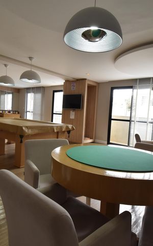 Apartamento à venda com 32m², 1 quarto e sem vagaÁrea comum - Sala de Jogos