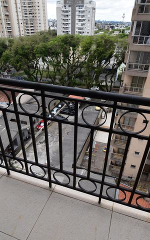 Apartamento à venda com 32m², 1 quarto e sem vagaVaranda