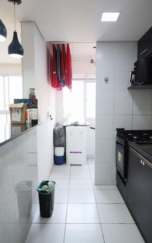 Apartamento para alugar com 56m², 2 quartos e 1 vagaCozinha e Área de Serviço