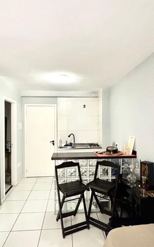 Apartamento à venda com 33m², 1 quarto e 1 vaga Apartamento à venda com 33m², 1 quarto e 1 vagaSala/Cozinha