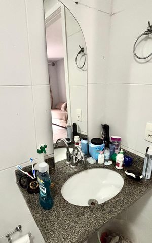 Apartamento à venda com 33m², 1 quarto e 1 vaga Apartamento à venda com 33m², 1 quarto e 1 vagaBanheiro