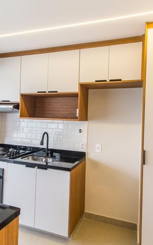 Apartamento para alugar com 55m², 2 quartos e 2 vagas Apartamento para alugar com 55m², 2 quartos e 2 vagasCozinha