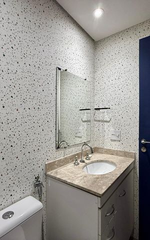 Apartamento para alugar com 98m², 2 quartos e 1 vaga Apartamento para alugar com 98m², 2 quartos e 1 vagaBanheiro Social