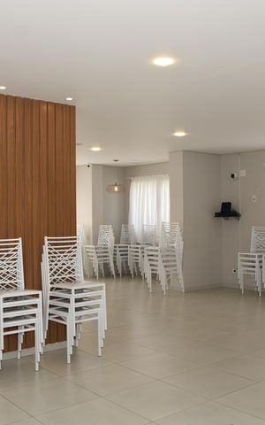 Apartamento para alugar com 125m², 3 quartos e 2 vagasÁrea comum - Salão de festas