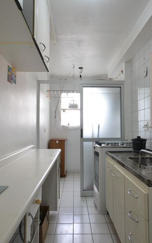 Apartamento à venda com 63m², 3 quartos e 1 vagaCozinha e Área de Serviço