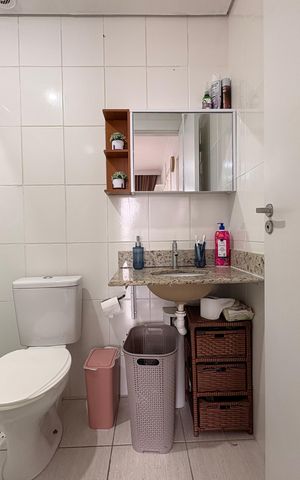 Apartamento para alugar com 43m², 2 quartos e sem vaga Apartamento para alugar com 43m², 2 quartos e sem vagaBanheiro