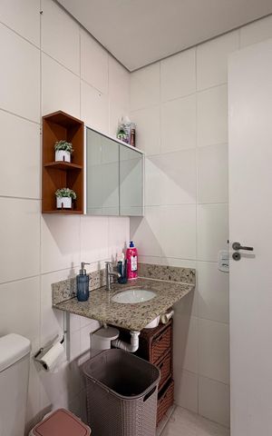 Apartamento para alugar com 43m², 2 quartos e sem vaga Apartamento para alugar com 43m², 2 quartos e sem vagaBanheiro