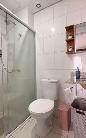 Apartamento para alugar com 43m², 2 quartos e sem vaga Apartamento para alugar com 43m², 2 quartos e sem vagaBanheiro